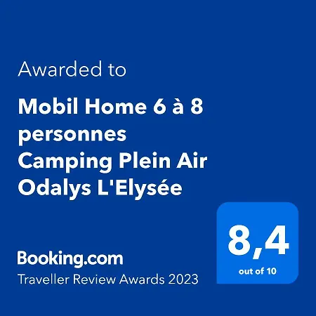 Mobil 6 A 8 Personnes Camping Vagues Oceanes L'elysee キャンプ場